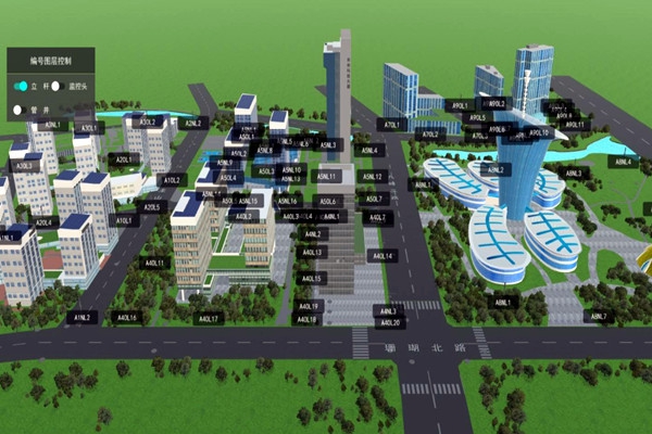 樓宇自控系統(tǒng)BIM可視平臺運行主狀態(tài)的實時顯示！